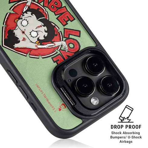 Betty Boop Zombie Love iPhone 16 Pro Kickstand Case